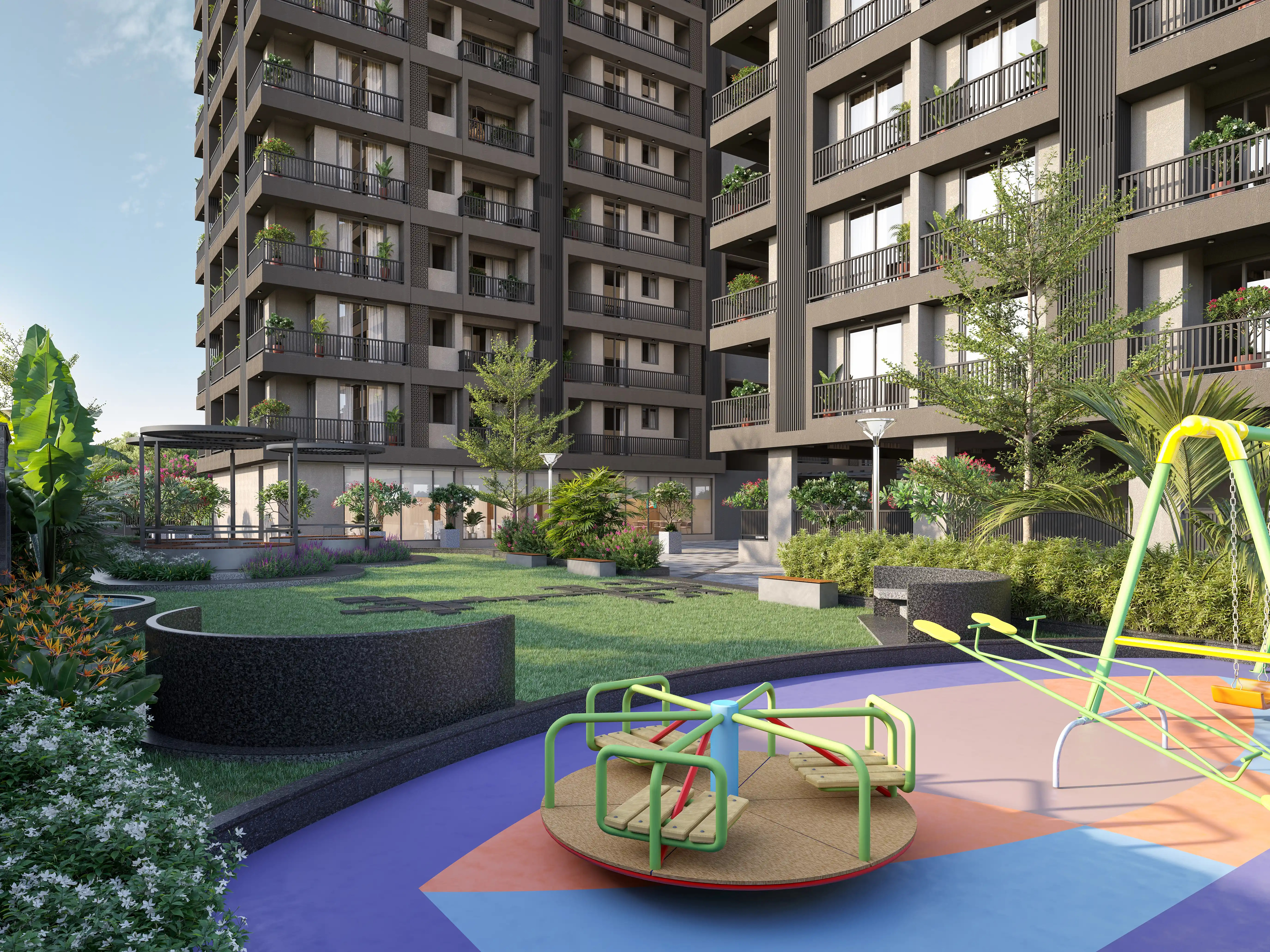 Alayam Heaven – 2 BHK Flat in Tragad, Ahmedabad